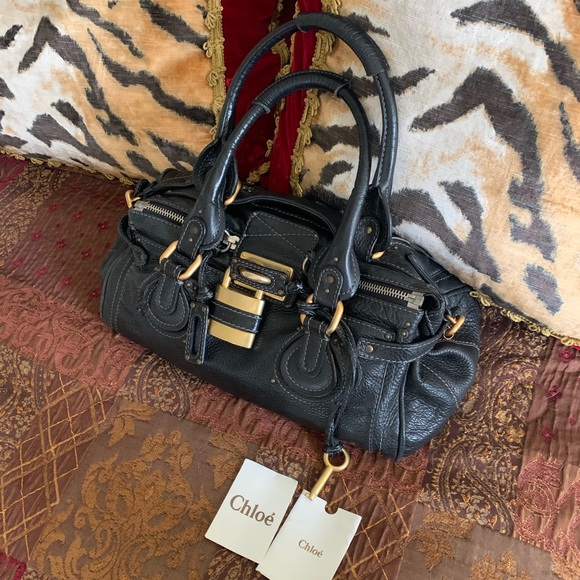 Authentic Chloe black leather bag - Picture 9 of 16